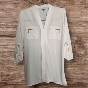 CHARLOTTE RUSSE Stylish Top Size M